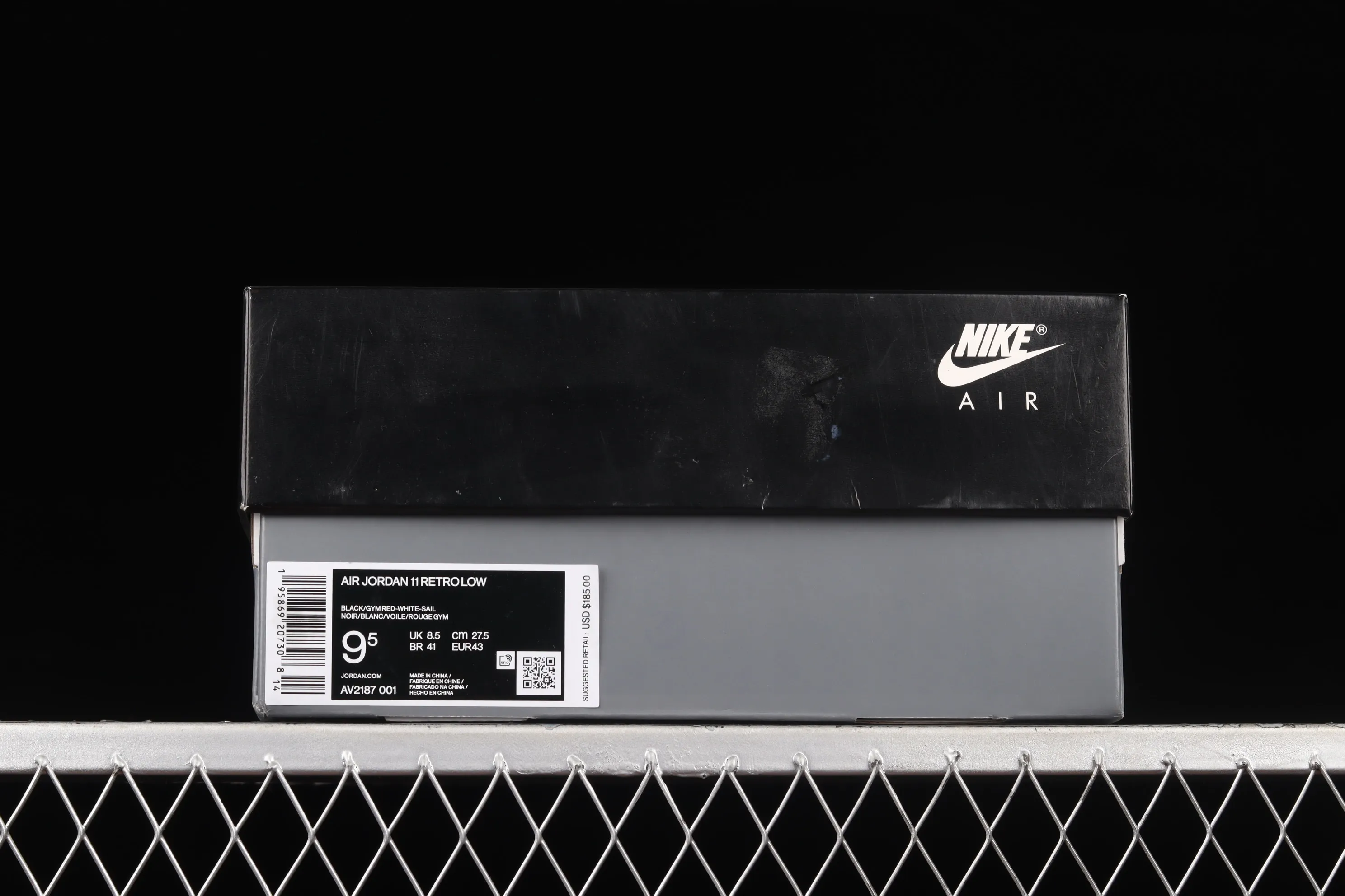 All categories Air Jordan Jordan series basketball shoes Air Jordan 11 pure original version Air Jordan 11 Retro Low "72-10" AJ11 low top devil sports culture basketball shoes AV2187-001